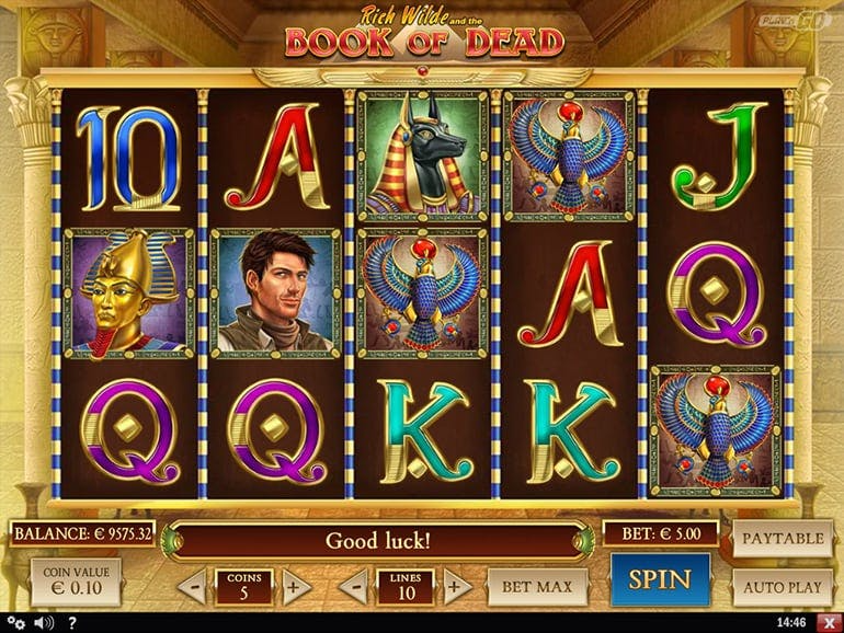 Book of Dead at Westpoint Casino